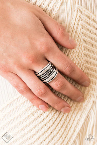 Let It LAYER- Silver Ring- Paparazzi Accessories