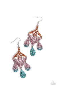 Chandelier Command- Multicolored Earrings- Paparazzi Accessories