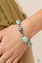 Load image into Gallery viewer, Changing Cleopatra- Blue and Silver Bracelet- Paparazzi Accessories