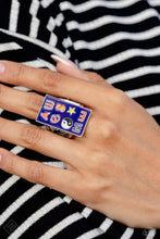 Load image into Gallery viewer, Compelling Collision- Multicolored Silver Ring- Paparazzi Accessories