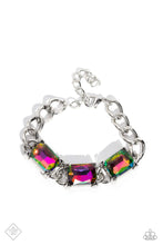 Load image into Gallery viewer, Dazzling Debut- Multicolored Silver Bracelet- Paparazzi Accessories