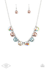 Load image into Gallery viewer, Dreamy Decorum- Multicolored Silver Necklace- Paparazzi Accessories