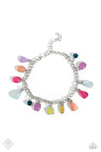Load image into Gallery viewer, Enigmatic Entertainment- Multicolored Silver Bracelet- Paparazzi Accessories
