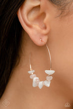 Load image into Gallery viewer, Euphoric Enjoyment- White and Rose Gold Earrings- Paparazzi Accessories