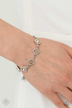 Load image into Gallery viewer, Exclusive Exhibit- Orange and Silver Bracelet- Paparazzi Accessories