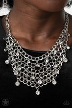 Load image into Gallery viewer, Fishing For Compliments- Silver Necklace- Paparazzi Accessories
