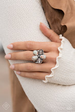 Load image into Gallery viewer, Free-Spirited Formal- Blue and Silver Ring- Paparazzi Accessories