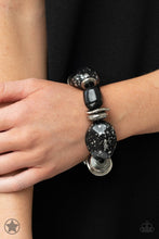 Load image into Gallery viewer, Glaze Of Glory- Black and Silver Bracelet- Paparazzi Accessories