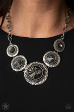 Load image into Gallery viewer, Global Glamour- Silver Necklace- Paparazzi Accessories
