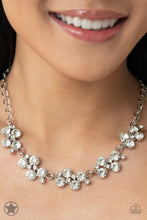 Load image into Gallery viewer, Hollywood Hills- White and Silver Necklace- Paparazzi Accessories