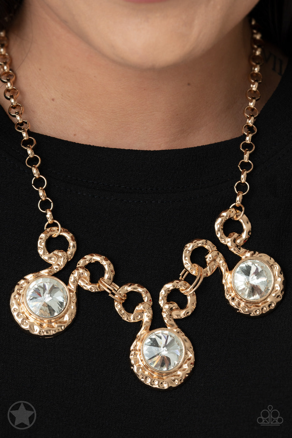 Hypnotized- Gold Necklace- Paparazzi Accessories