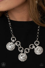 Load image into Gallery viewer, Hypnotized- Silver Necklace- Paparazzi Accessories