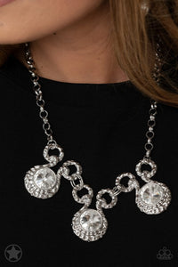 Hypnotized- Silver Necklace- Paparazzi Accessories