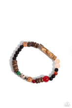 Load image into Gallery viewer, I WOOD Be So Lucky- Orange Bracelet- Paparazzi Accessories