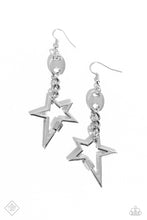 Load image into Gallery viewer, Iconic Impression- Silver Earrings- Paparazzi Accessories