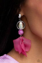 Load image into Gallery viewer, Lush Limit- Pink and Silver Earrings- Paparazzi Accessories