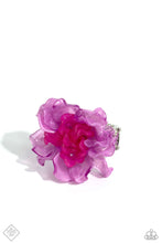 Load image into Gallery viewer, Lush Lotus- Pink and Silver Ring- Paparazzi Accessories