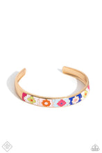 Load image into Gallery viewer, Multicolored Moment- Multicolored Gold Bracelet- Paparazzi Accessories