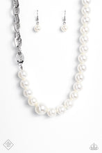 Load image into Gallery viewer, My PEARL- White and Silver Necklace- Paparazzi Accessories