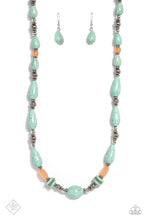 Load image into Gallery viewer, Nile River Redux- Blue and Silver Necklace- Paparazzi Accessories