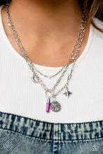 Load image into Gallery viewer, Notable Navigator- Purple Necklace- Paparazzi Accessories