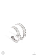 Load image into Gallery viewer, Pearl Happy- White and Silver Earrings- Paparazzi Accessories