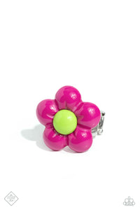 Poppin Paradise- Pink Multicolored Ring- Paparazzi Accessories