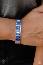 Load image into Gallery viewer, Practiced Poise- Blue and Silver Bracelet- Paparazzi Accessories
