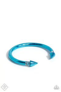 Punky Plot Twist- Blue and White Bracelet- Paparazzi Accessories