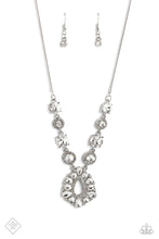 Load image into Gallery viewer, RAREST In the Land- White and Silver Necklace- Paparazzi Accessories