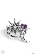 Load image into Gallery viewer, Stellar Seeker- Purple and Silver Ring- Paparazzi Accessories