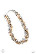 Load image into Gallery viewer, Totally Two-Toned- Multi-toned Necklace- Paparazzi Accessories