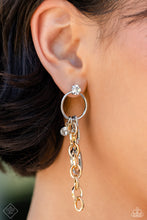 Load image into Gallery viewer, Two-Tone Trendsetter- Multi-Toned Earrings- Paparazzi Accessories