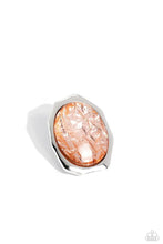 Load image into Gallery viewer, Wrapped Wardrobe- Orange and Silver Ring- Paparazzi Accessories