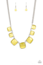 Load image into Gallery viewer, Aura Allure- Yellow and Silver Necklace- Paparazzi Accessories