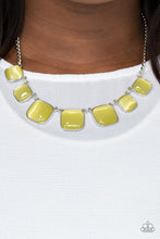 Load image into Gallery viewer, Aura Allure- Yellow and Silver Necklace- Paparazzi Accessories