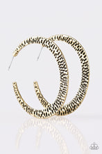 Load image into Gallery viewer, BEAST Friends Forever- Brass Earrings- Paparazzi Accessories