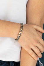 Load image into Gallery viewer, Caught In The Cross HEIRS- Brown and Silver Bracelet- Paparazzi Accessories