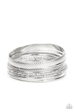 Load image into Gallery viewer, Circlet Circus- Silver Bracelets- Paparazzi Accessories