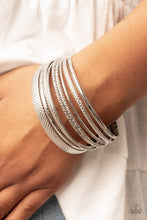 Load image into Gallery viewer, Circlet Circus- Silver Bracelets- Paparazzi Accessories