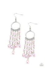Load image into Gallery viewer, Dazzling Delicious- Pink and Silver Earrings- Paparazzi Accessories