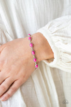 Load image into Gallery viewer, Desert Day Trip- Pink and Silver Bracelet- Paparazzi Accessories