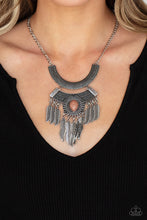 Load image into Gallery viewer, Desert Devotion- Brown and Silver Necklace- Paparazzi Accessories