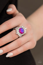 Load image into Gallery viewer, Divine Intervention- Pink and Silver Ring- Paparazzi Accessories