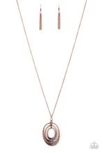 Load image into Gallery viewer, Dizzying Decor- Copper Necklace- Paparazzi Accessories