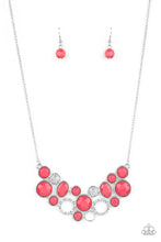 Load image into Gallery viewer, Extra Eloquent- Pink and Silver Necklace- Paparazzi Accessories