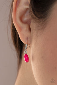 Glossy Glamorous- Pink and Silver Necklace- Paparazzi Accessories