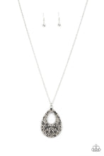 Load image into Gallery viewer, High Society Stargazing- White and Silver Necklace- Paparazzi Accessories