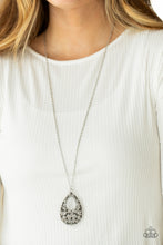 Load image into Gallery viewer, High Society Stargazing- White and Silver Necklace- Paparazzi Accessories