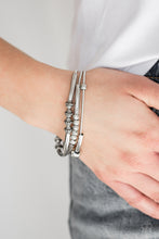 Load image into Gallery viewer, Industrial Instincts- Silver Bracelets- Paparazzi Accessories
